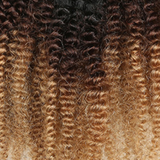 Kit Extensions à Clips Afro Curly Ombre Brun Chocolat Blond 120 gr Ombre Brun Chocolat Blond 120 Gr