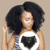 Kit Extensions à Clips Afro Curly Noir 120 gr Noir 120 Gr