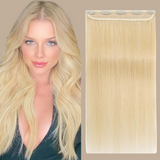 Extension à Clips Straight Blond Platine Mono Bande Maxi Volume Blond Platine