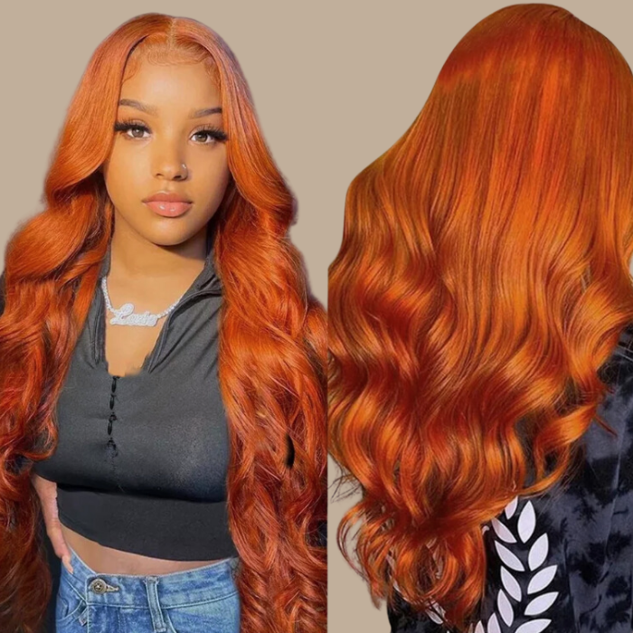 Tissage Cheveux Vierge Human Hair Body Wave 7A Ginger 350# 100 Gr