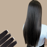 Extensions Adhésives Raides Brun Foncé Brun Foncé