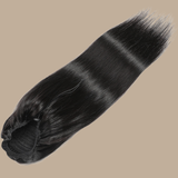 Queue de cheval Ponytail Brun Foncé A Cordon Remy Hair Straight Brun Foncé 1B