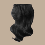 Extension à Clips Body Wave Noir Mono Bande Maxi Volume Noir