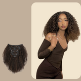 Kit Extensions à Clips Afro Curly Chocolat 120 gr Chocolat 120 Gr