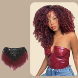 Kit Extensions à Clips Afro Curly Ombre Ombre Brun Foncé 99J 120 gr Ombre Brun Foncé 99J 120 Gr