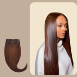 Extensions Clips Raides Chocolat Chocolat