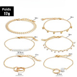 Bracelet Set 6 pièces