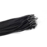 100 Extensions Anneaux Raides Noir 18" | 46 Cm