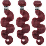 3 Paquets de Tissage Body Wave - Auburn - 26cm | 10" - 300G