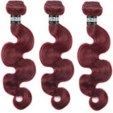 3 Paquets de Tissage Body Wave - Auburn - 51cm | 20" - 300G