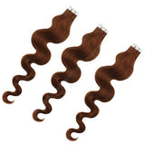 Extensions Tapes / Adhésives Ondulés - Chocolat - 50 Cm