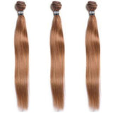 3 Paquets de Tissage Straight - Blond Foncé - 300G