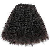 Kit Extensions à Clips Afro Kinky Curly Brun Foncé