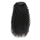 Kit Extensions à Clips Kinky Curly Brun Foncé