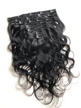 Kit Extensions à Clips Body Wave Brun Foncé