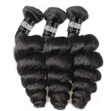 3 Paquets de Tissage Loose Wave - Brun Foncé - 51cm | 20" - 300G